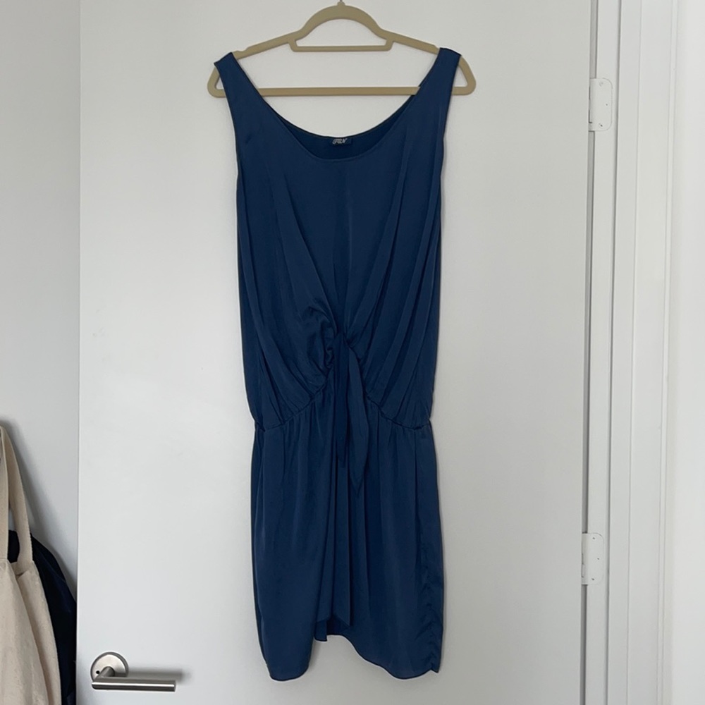 Blue Silk TCN dress